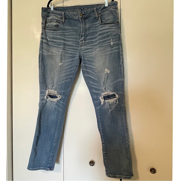 American Eagle Outfitters Other - Men’s AE 38x30 Jeans Cozy Airflex Skinny, Medium Wash.  American Eagle.